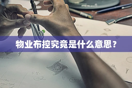 物业布控究竟是什么意思？