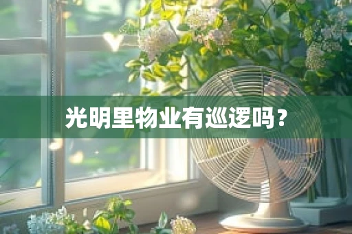 光明里物业有巡逻吗？
