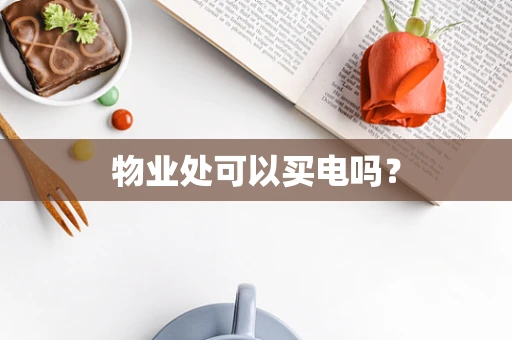 物业处可以买电吗？