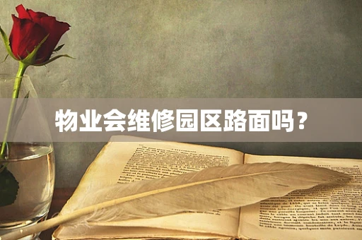 物业会维修园区路面吗？