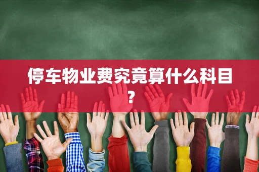 停车物业费究竟算什么科目？