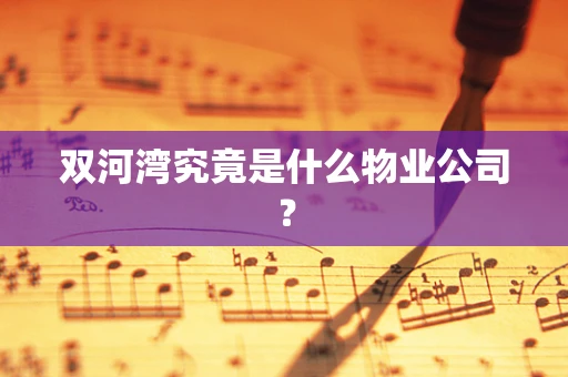 双河湾究竟是什么物业公司？