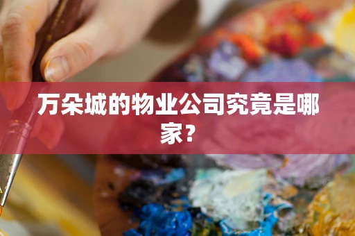 万朵城的物业公司究竟是哪家？