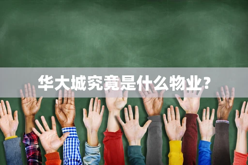 华大城究竟是什么物业？