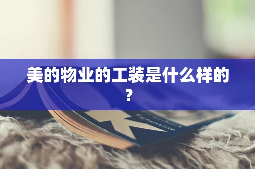 美的物业的工装是什么样的？