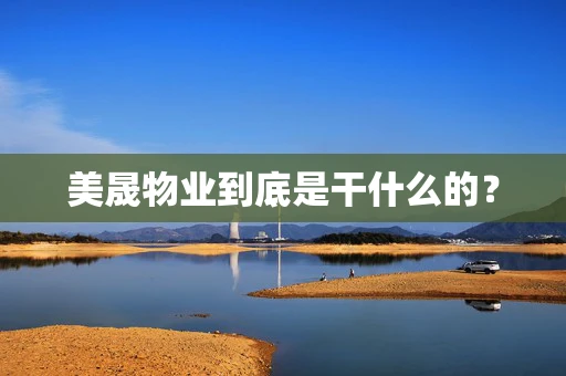 美晟物业到底是干什么的？