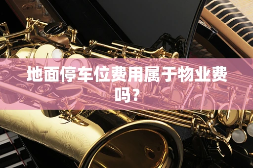 地面停车位费用属于物业费吗？