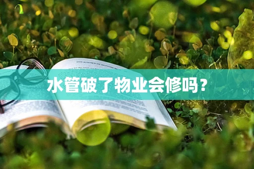 水管破了物业会修吗？