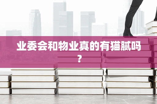 业委会和物业真的有猫腻吗？