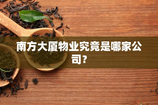 南方大厦物业究竟是哪家公司？