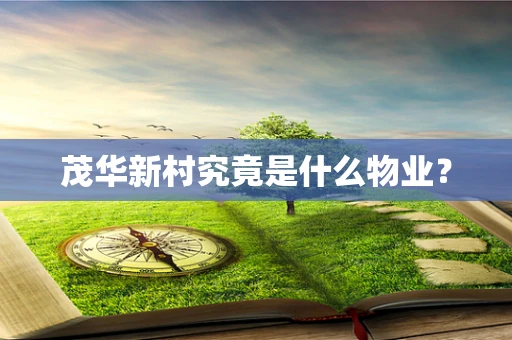 茂华新村究竟是什么物业？