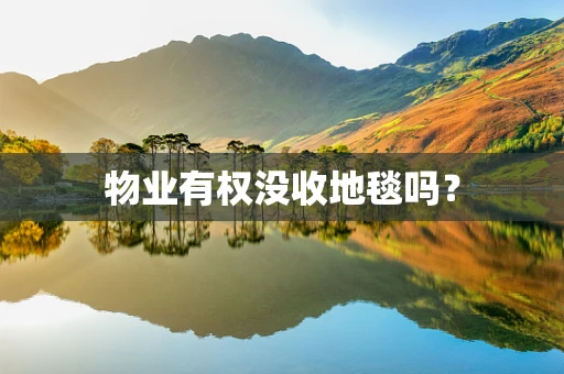 物业有权没收地毯吗？
