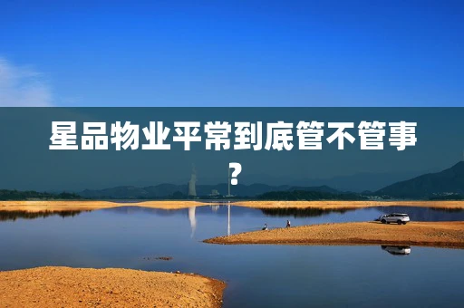 星品物业平常到底管不管事？