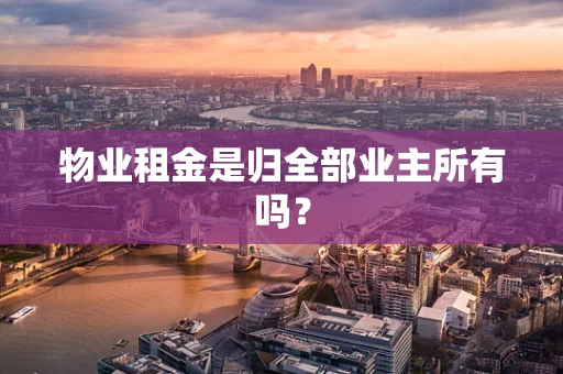 物业租金是归全部业主所有吗？