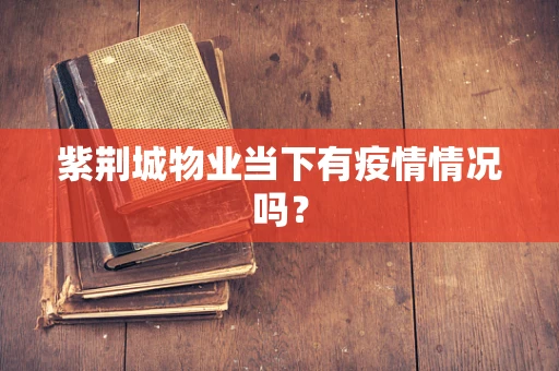 紫荆城物业当下有疫情情况吗？