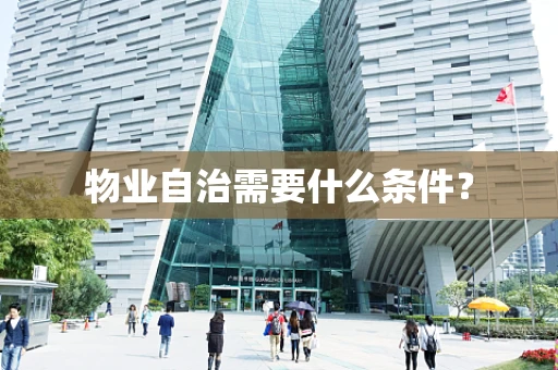 物业自治需要什么条件？