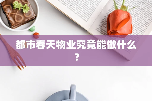 都市春天物业究竟能做什么？