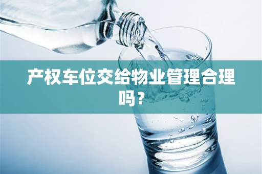 产权车位交给物业管理合理吗？