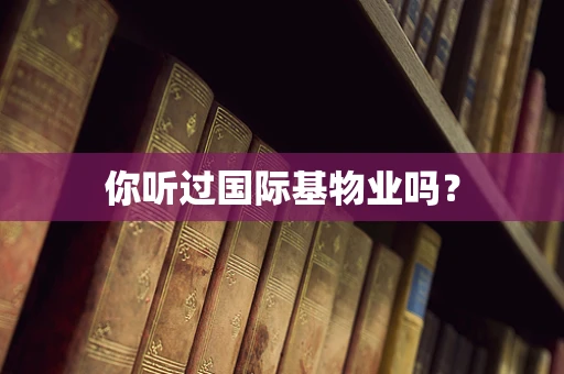 你听过国际基物业吗？