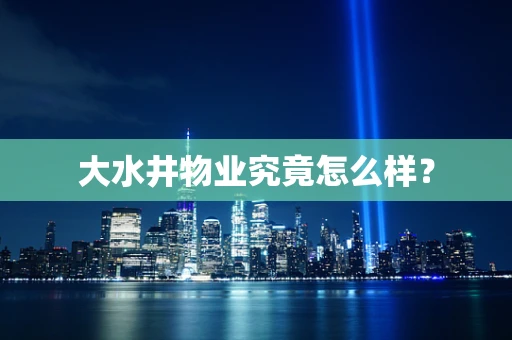 大水井物业究竟怎么样？