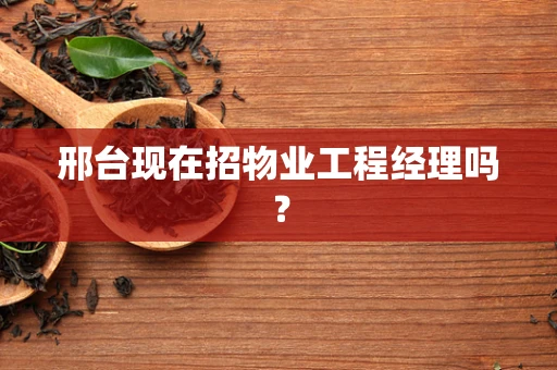 邢台现在招物业工程经理吗? 邢台现在招物业工程经理吗?