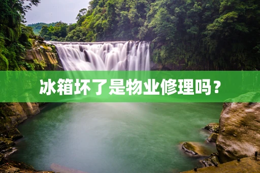 冰箱坏了是物业修理吗？