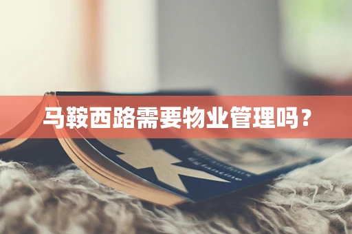 马鞍西路需要物业管理吗？