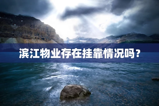 滨江物业存在挂靠情况吗？