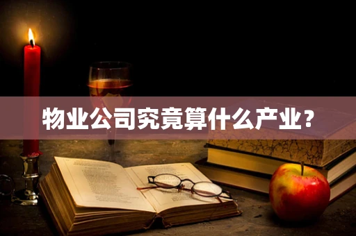 物业公司究竟算什么产业？
