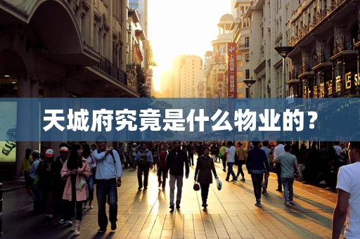 天城府究竟是什么物业的？