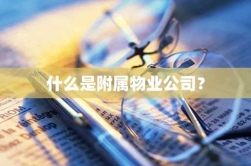 什么是附属物业公司？