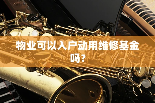 物业可以入户动用维修基金吗？